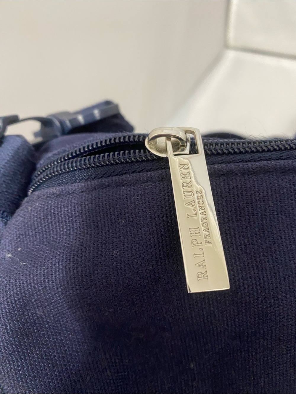 Polo by Ralph Lauren Navy Canvas Duffel with Multicolor POLO Patch - Picture 10 of 13